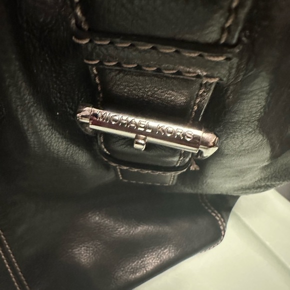 Michael Kors large Brookville tote bag. Gorgeous black pebble leather 15 x 12 - Picture 5 of 10